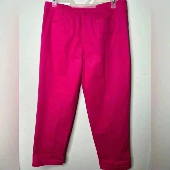 Pendleton Cotton Blend Pink Pants Size 14 - Picture 4 of 4